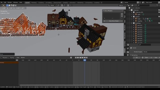 Lego Blender Parallel Dimension Animation (Timelapse) смотреть онлайн