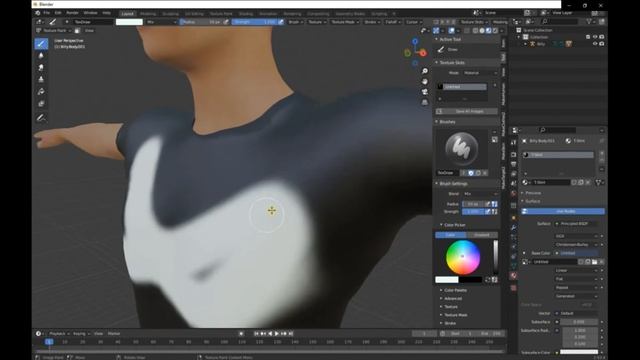Make Human - Simple clothes - Using Blender смотреть онлайн