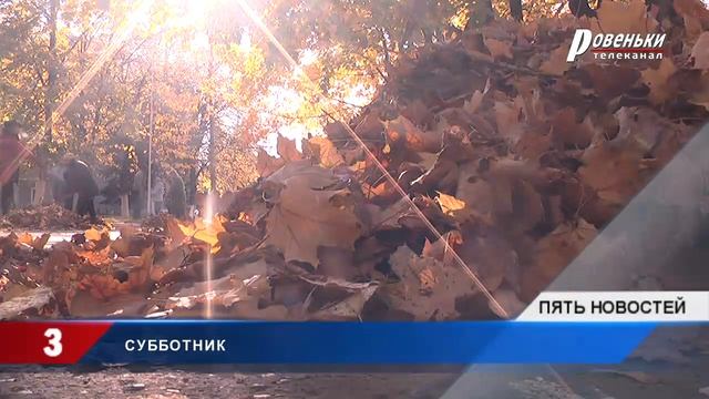 Очередной субботник прошел на центральной улице города смотреть онлайн