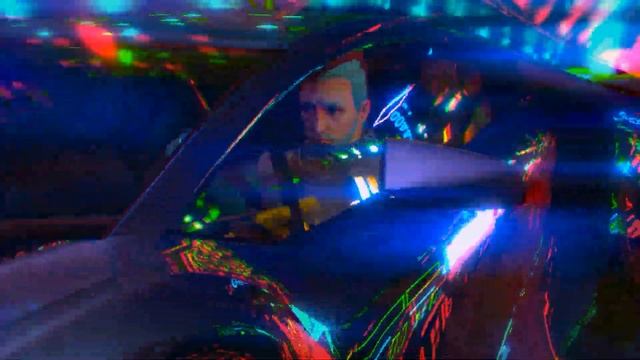 Driving Under The Neon Light City