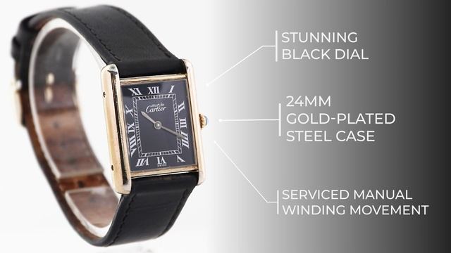 Cartier, Must De Cartier Tank | Time Rediscovered