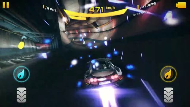 Asphalt 8 Airborne, Nevada , Bugatti 16.4 grand sport vitesse , perfect run no wreck смотреть онлайн