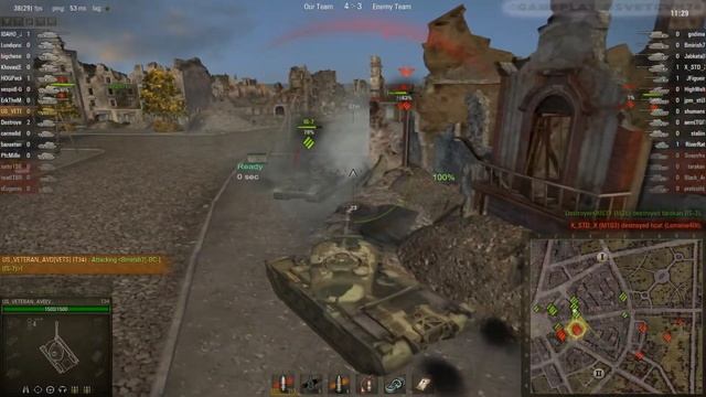 WoT : "True American Pride" US T34 07-13-2012 смотреть онлайн