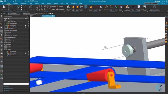 NX Mechatronics Concept Designer Tutorial 2 - Operations
