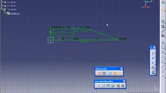 Catia Tutorial-12 Auto Constraint смотреть онлайн