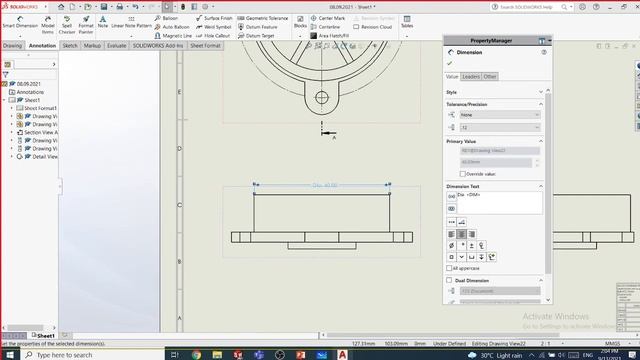 SolidWorks Drawing Lecture 13.09.2021 смотреть онлайн