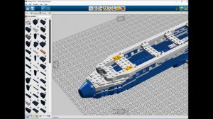 Lego 10177 Boeing 787 Dreamliner Speed Build LDD by PLegoBB