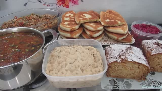 Постное меню - 6 блюд на каждый день! Что мы едим в пост: Завтрак, Обед, Ужин и постная выпечка. смотреть онлайн