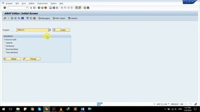 02: SAP ABAP Code Editor Guide (SE38) - Hello World (1) смотреть онлайн