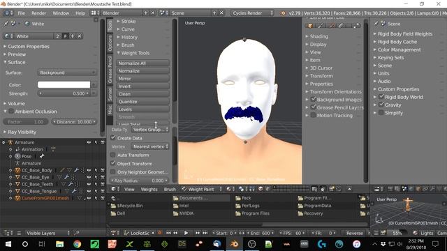 Creating facial hair with the Blender Hair Tool смотреть онлайн