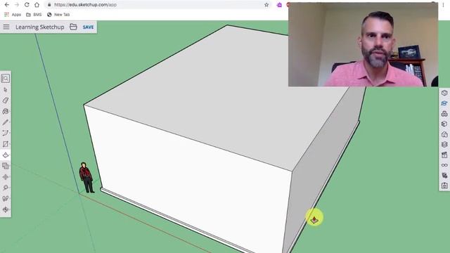 Learning to use SketchUp for Schools (BMS CAD Course) смотреть онлайн