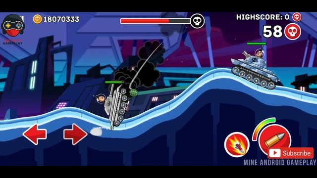 Hills of Steel | Cobra tank Battle of the mothership Gameplay смотреть онлайн