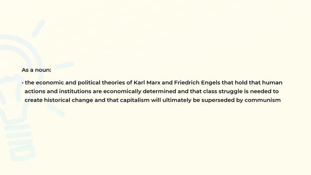 What is the meaning of the word MARXISM? смотреть онлайн