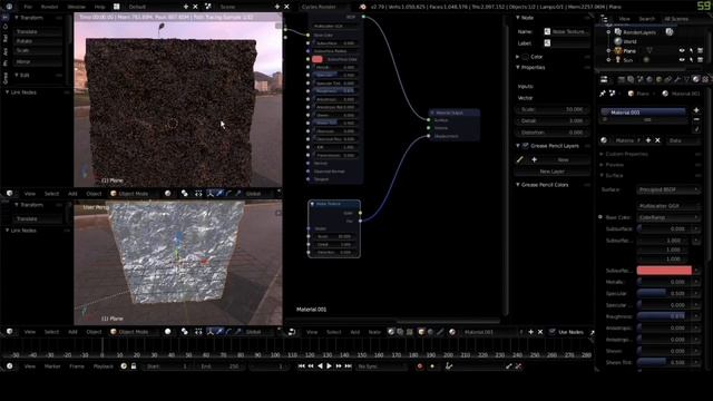 Cliff / Rock Sculpt in Blender- Timelapse смотреть онлайн