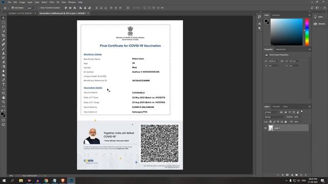 Vaccine Certificate Convert to Smart Card | How to Convert Vaccine Certificate to ID Card смотреть онлайн