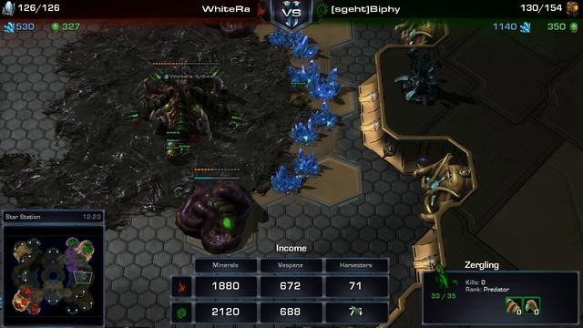SC2 - Kaspersky July - S1 - WhiteRa vs Biphy - Game 1 смотреть онлайн