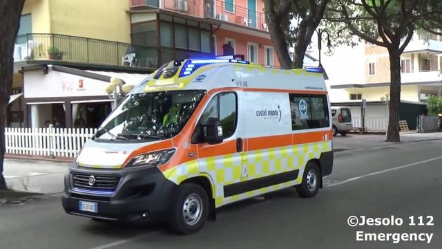 [WAIL] 2x Ambulanza Castel Monte Onlus - Ambulance responding code 3 смотреть онлайн