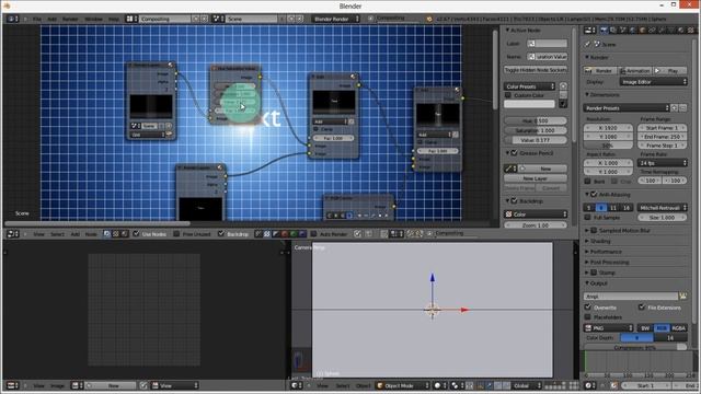 How to make a futuristic intro in Blender 3D смотреть онлайн