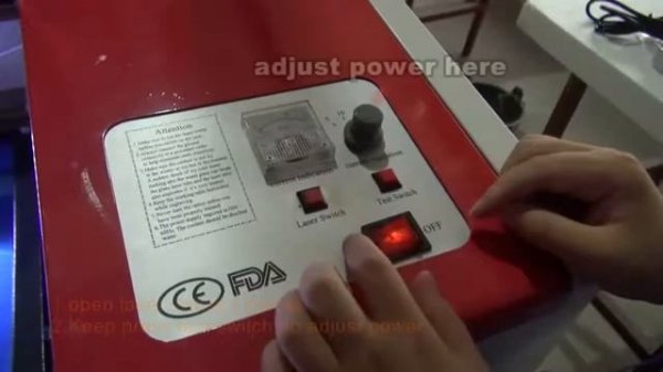 3020 small co2 laser engraving machine install and using