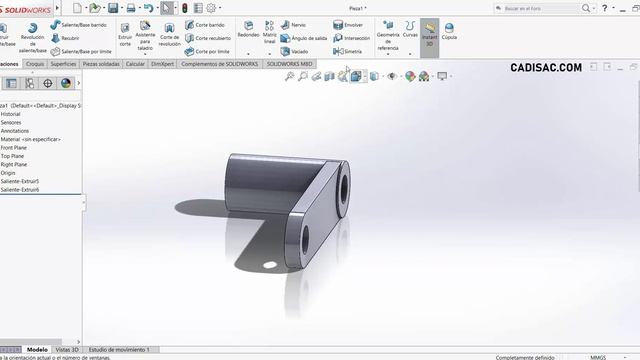 Curso SolidWorks Piezas y Ensamblaje Lección 24 смотреть онлайн