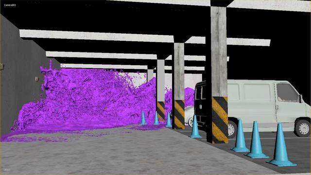 PhoenixFD + TyFlow RBD Fluid Simulation смотреть онлайн