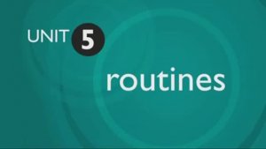 Speak Out Starter Interview U5 Daily routines.