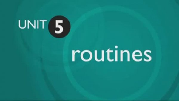 Speak Out Starter Interview U5 Daily routines.