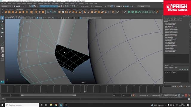 Shelby cobra Daytona 3d car modeling in Autodesk Maya 2022| Hindi |part 9 смотреть онлайн