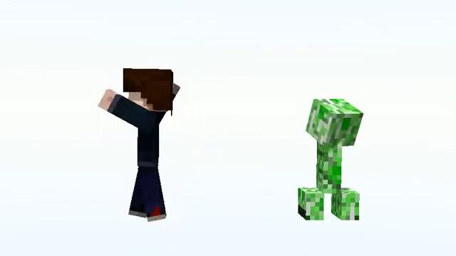 Minecraft Charlie the Friendly Creeper (Minecraft Blender rig test) смотреть онлайн