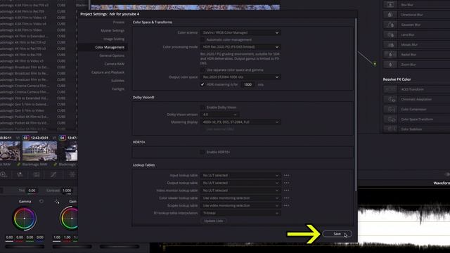 DAVINCI RESOLVE TO YOUTUBE HDR WORKFLOW TUTORIAL