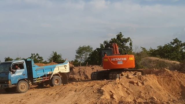 Dump Truck Working | HiTACHi Excavator | Excavator Loading Truck | Hyundai Dump Truck [ EP.194 ] смотреть онлайн