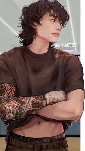 Nuh, que moreno trajado - créditos ao criador da fanart #musica #edit #jungkook #jeonjungkook смотреть онлайн