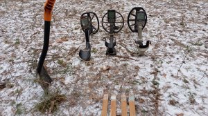 Сравнение трех приборов Quest Q20 и Nokta Makro Simplex Plus и Minelab X-Terra Elite