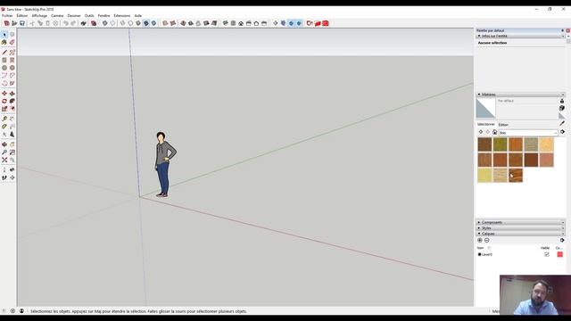 Importer et Organiser les matériaux dans SketchUp смотреть онлайн