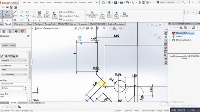 How to deisgn Crankcase Bearing Oil seal in solidworks смотреть онлайн
