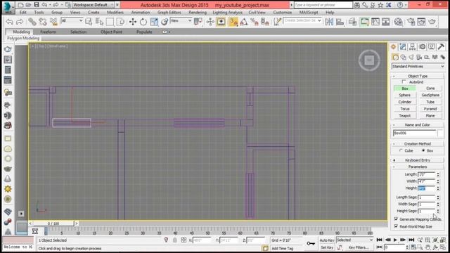 02 creating walls from plan in 3ds max смотреть онлайн