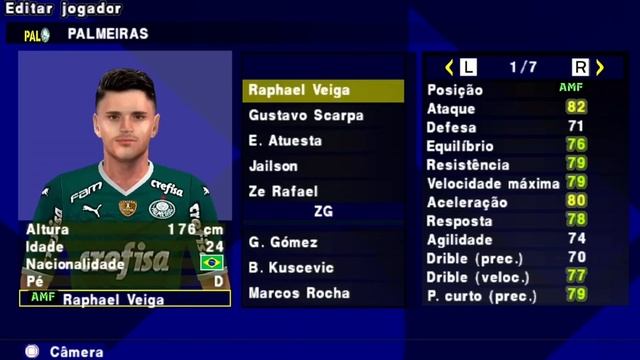 NOVO PES pra CELULAR ANDROID com BRASILEIRÃO e EUROPEUS | Faces REALISTAS e ELENCOS ATUALIZADOS смотреть онлайн