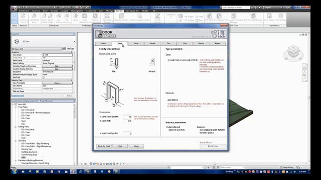 RevitWorks Door Factory Review 2013 смотреть онлайн