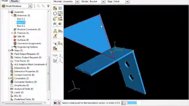 Abaqus Example Bracket under Thermal and Mechanical Loading Part 2 3 смотреть онлайн