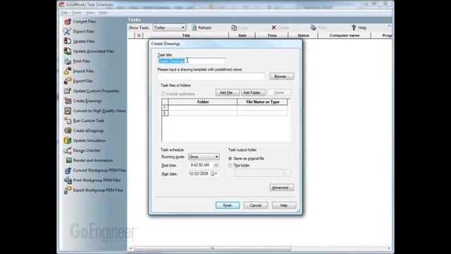 SOLIDWORKS - Create Drawings using the Task Scheduler смотреть онлайн