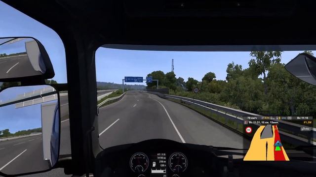Божественные перевозки без штрафа - Euro Truck Simulator 2 смотреть онлайн
