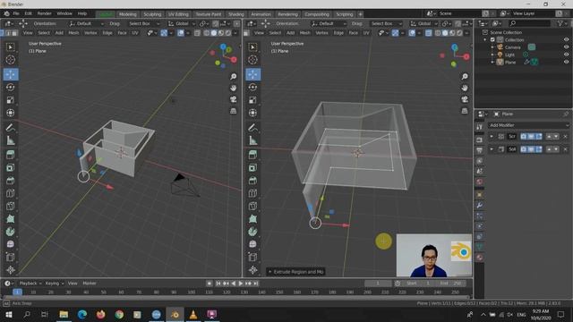 Blender 3D 2 83 LTS | buid the maze or house 10 minutes | Screw Soilidify Bevel Modifier смотреть онлайн