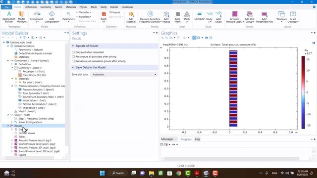 Mastering COMSOL: Acoustic Radiation impedance in Comsol acoustic (Part I) смотреть онлайн