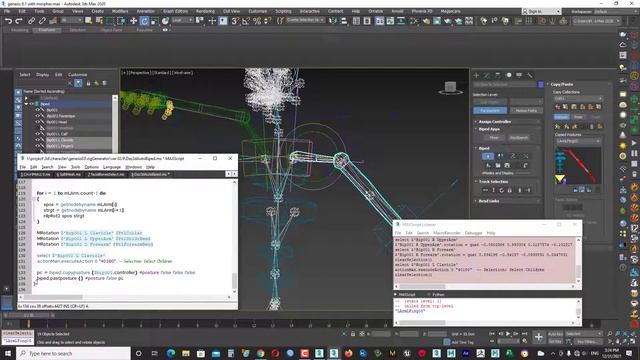 How to scripting ( maxscript ) for converting daz3d bones to Biped - part02 смотреть онлайн