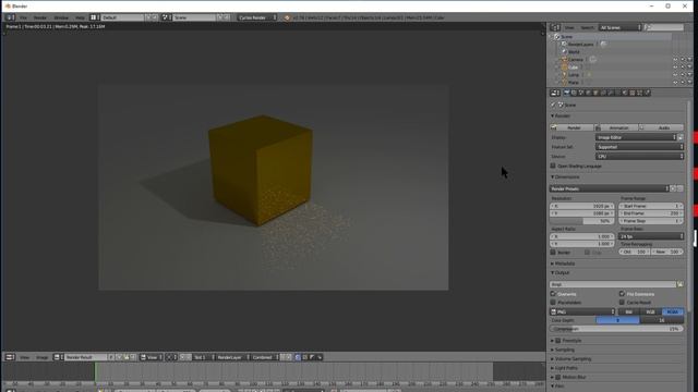 Blender Tutorial - CPU Rendering in Cycles смотреть онлайн