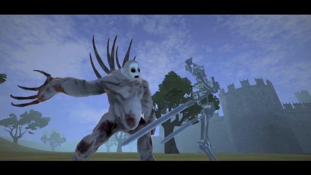 Slendytubbies 3 - Newborn vs Droid Fight l Unit 437 vs Berserker Newborn смотреть онлайн