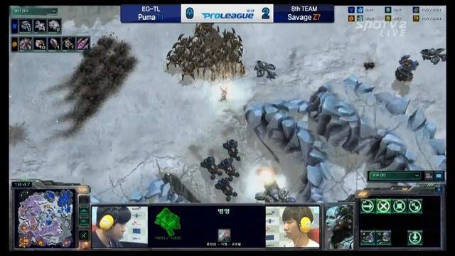 SPL [12.25] Puma(EG-TL) vs Savage(8th) 3SET / Planet S - Starcraft 2 смотреть онлайн