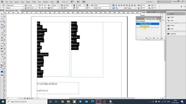 Indesign Tutorial : How to type Chemical Formulas in InDesign using Grep Styles смотреть онлайн