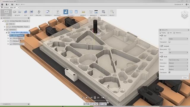 Fusion 360— 2.5 Axis Machining смотреть онлайн