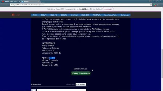 Como Baixa e Instala Winrar 64 bits смотреть онлайн